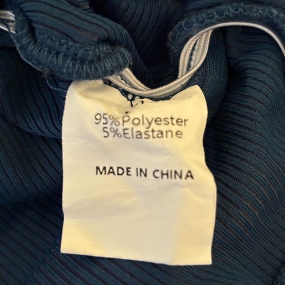 Bitten Women's Navy Sleeveless Muscle Tee - Picture 3 of 8